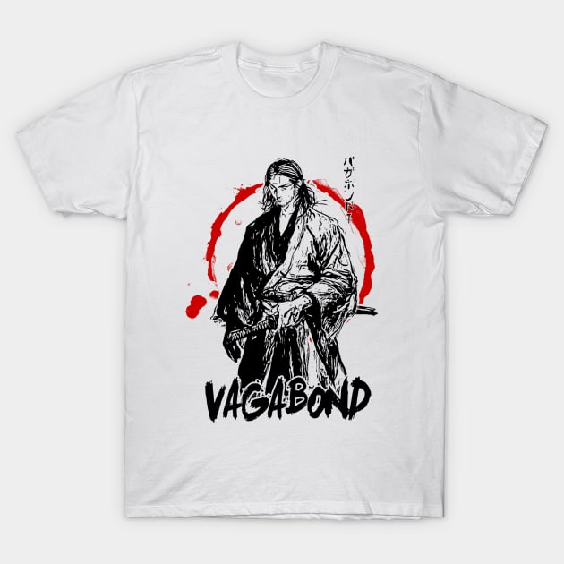 Vagabond (Miyamoto Musashi) T-Shirt by Rules of the mind